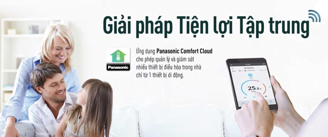 Panasonic Comfort Cloud - Kết nối điện thoại thông minh