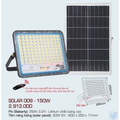 Đèn năng lượng mặt trời 150w Anfaco solar 009